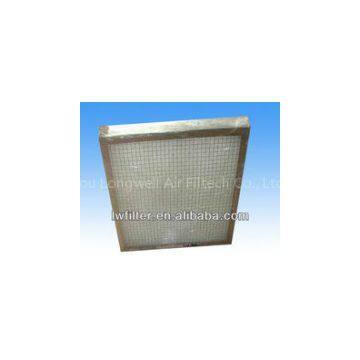 Flat Fibreglass Panel Filter for High Temperatures