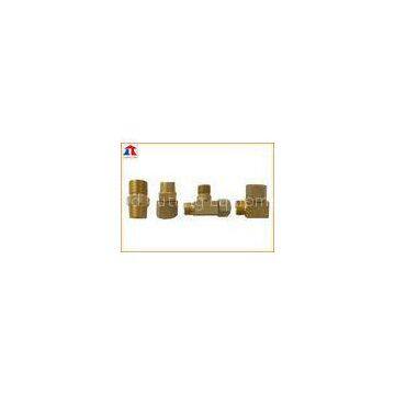 Brass Piping Fitting Pipeline Accessories Copper Big Tee Joint For Control Panel