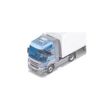 DC powered air conditioner for truck, lorry cab