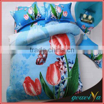 High Quality Twill Cotton 3D Bed Cover Set