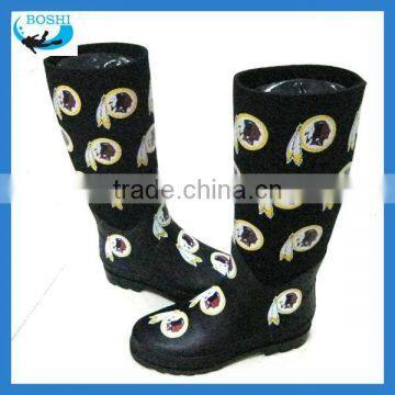 Kids fashion neoprene rubber boots high boots women
