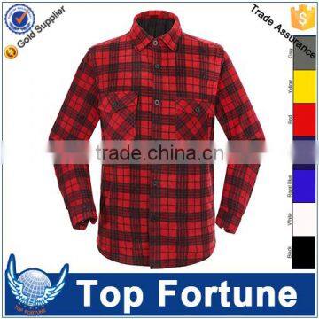 Casual Polar Fleece Shirt,polar fleece plaid shirt ,lightweight fleece shirt