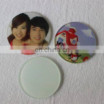 heat resistant glass table mat sublimation blank glass protection pads tempered glass caoster