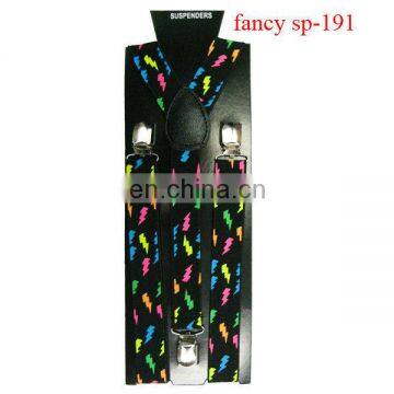 Stylish young boy elastic gallus suspenders