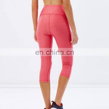 Knee Capris Powershape Exercise Fit Sex Spandex Leggings photo-3