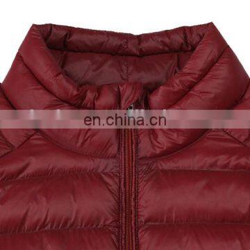 100% Polyester Filling Red Custom Winter Nylon Padding Jacket for Men photo-4