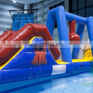 HI 2017 popular inflatable water park/dolphin water obstacle course toys