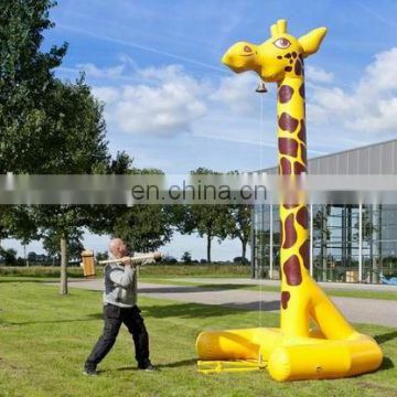 OPBLAASBAAR KOP VAN JUT SPEL GIRAFFE THEMA OPBLAASBARE