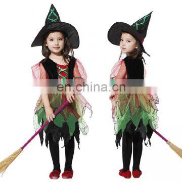 Halloween child witch costume set