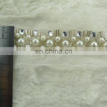 New Design Fashion Beads Crystal Decorative Trim Wholesale, Trimmings for Dresses photo-2