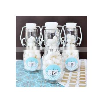 Personalized Monogram Mini Glass Bottle