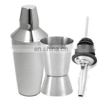 4 Piece Stainless Steel Bartender Accessories Set, stainless steel bar set