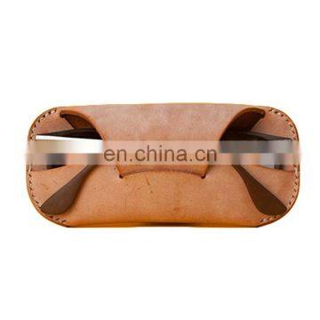 Soft Case Leather Custom Glasses Bag With Your Logo photo-3