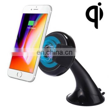 Newest Universal 360 Degree Rotate Car Wireless Charger Phone Holder Stand Mount for iPhone