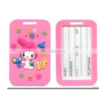 ID Clear Durable Pvc/plastic Travel Luggage Tags photo-6