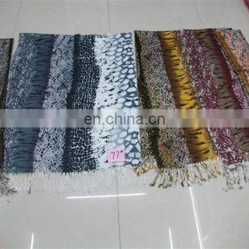 print pashmina shawl Animal Print scarf