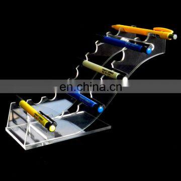 Cheap Office Perspex Stationery Desktop Acrylic Pen Display Holder Case Holder
