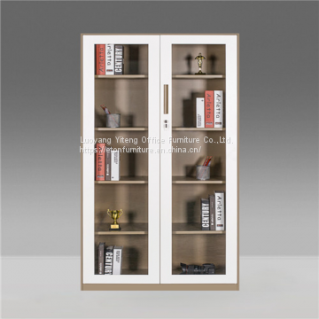 Steel Swing Glass Door Filing Storage Cabinet photo-2