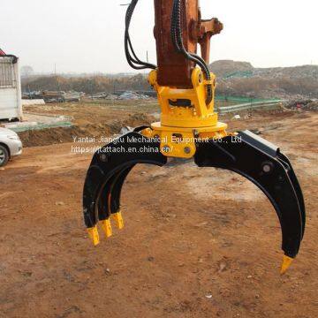 Hydraulic Log Grapple for Excavator