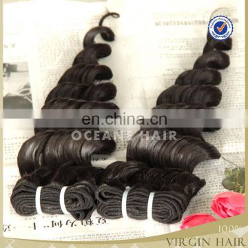 2016 fast shipping no shedding raw unprocessed 100 % natural brazilian deep wave human hair