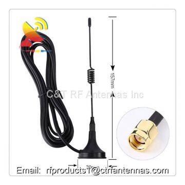 800 to 2100MHz GSM/CDMA/PHS system sucker antenna GSM GPRS magnetic mount antenna