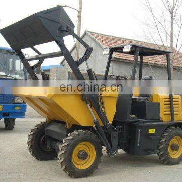 Site dumper FCY15 1.5ton dumper with self-loading bucket on sale