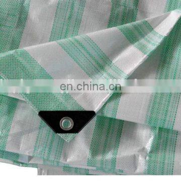 Plastic Blue White Striped Sunshade Stripe Tarpaulin Covers photo-4