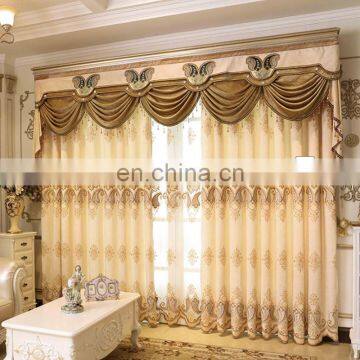Luxury Style Fancy Embroidery Blackout Curtain Fabric Curtains for the Bedroom photo-2