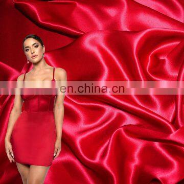 Hot sale 50D*75D shiny satin fabric for dresses