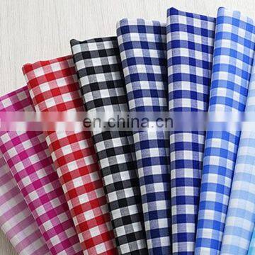 Chinese Supplier TC Fabric Check Pattern/plaids Poplin Fabric for Shirt photo-2