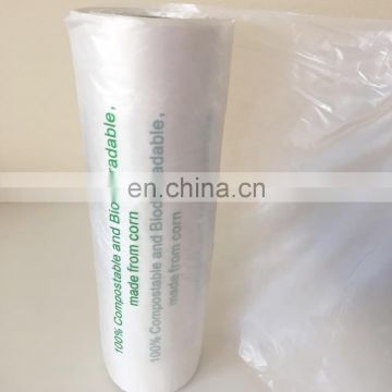 pla biodegradable plastic bags for supermarket use 100% compostable