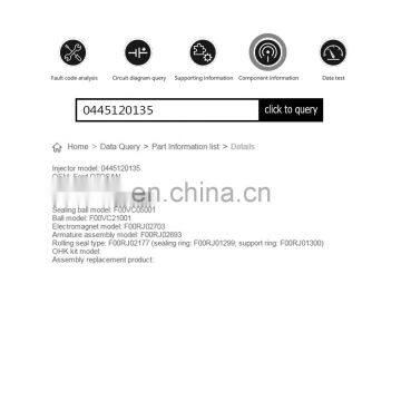 Fault Code  Circuit Diagram Supporting Information Part Information Data Test Query Injector