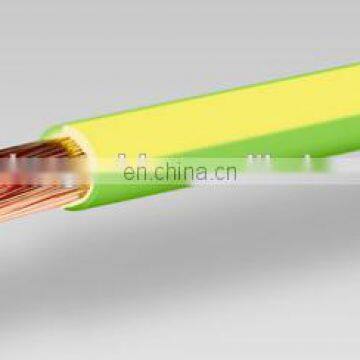 Copper Core Earthing Cable PVC Insulation 50mm2 Yellow Green Grounding Cable photo-4