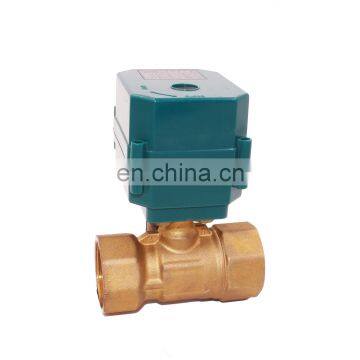 CTF001 series mini 4 inch inlet electric manual control 2 3 way motorized water cpvc ball valve