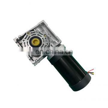 NMRV050.80BL High Power Brushless Dc Motor with Worm Gear Reducer upto 60Nm, 12v 24v 36v 48v upto 400W