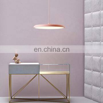 Hot Sale Rose Gold / Black Ufo Shape Fancy Hanging Light 14w / 24w Led Interior Chandelier Lighting photo-5