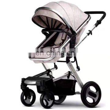Wholesale Cheap Travel System Luxury Baby Stroller 3 in 1 With Carrycot and Carseat photo-3