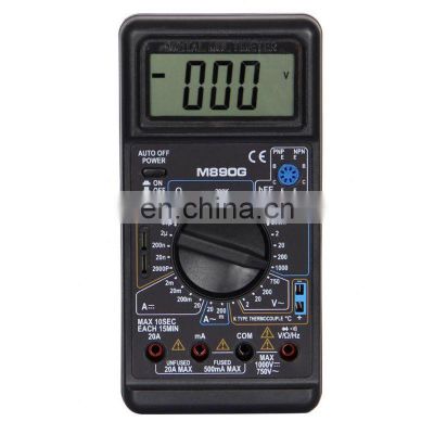 M890G  useful digital multimeter Large LCD display with temperature and frequency function