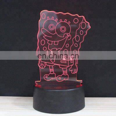 Promotion Gifts Custom 3D Creative Light Acrylic Illusion Night Lamp photo-2