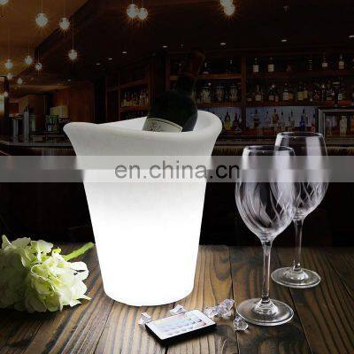 Factory Price Promotional Plastic Bar Ice Bucket With LED RGB Light photo-5
