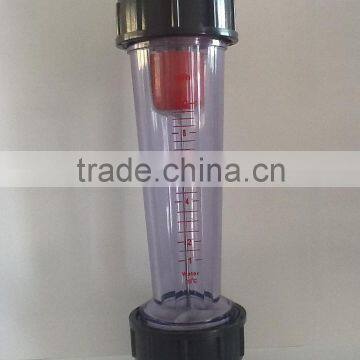 Plastic liquid rotameter flow meter