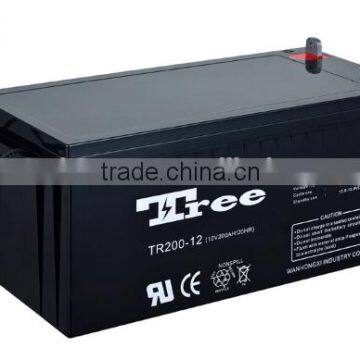 SMF lead acid battery 12v 200ah marine battery