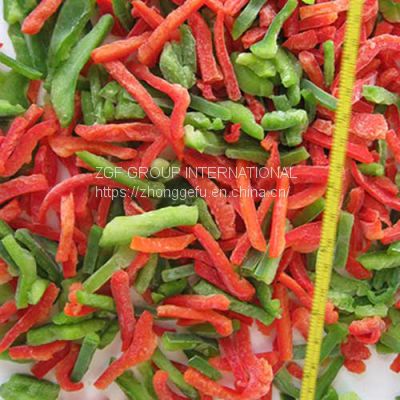 Frozen  IQF frozen mixed vegetable-mixed pepper strips