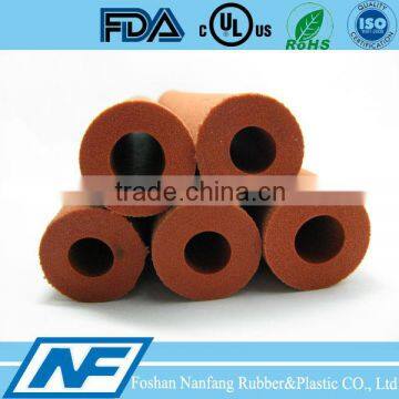 Ultra-flexible silicone sponge foam tube