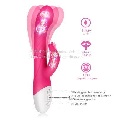 37.5℃ Soft Head Vibration Stick for Female Wand Massager Clitoral Stimulator g Spot Vibrator photo-5