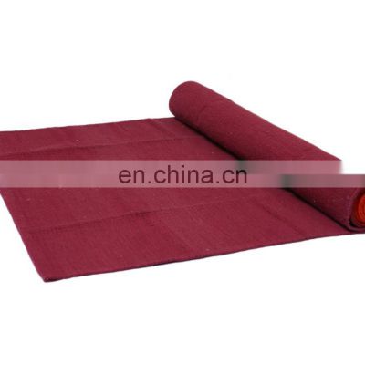 100% Cotton hand loom product eco friendly yoga mat