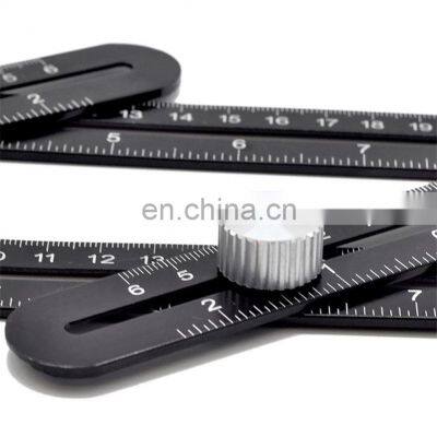 Aluminium Alloy Angle Ruler Finder Measuring Ruler Perforated Mold Template Tool Izer Locator Drill Guide Tile Hole
