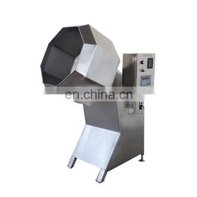 Automatic Octagonal Snack Food Potato Chips Flavoring Caramel Popcorn Seasoning Machine Price For Sale