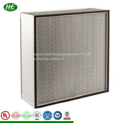 Metal Frame Deep Pleated Hepa Air Filter for Clean Room