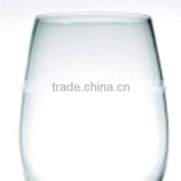 Handmade Mouth Blown High Quality Transparent Red Wine Glass photo-3